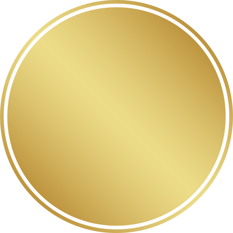 Gold Circle Label