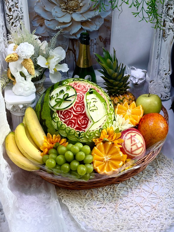 フルーツカービング作品